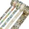 Wrapables Decorative Gold Foil Washi Tape Box Set for Arts & Crafts, Scrapbooking, Stationery, Diary (10 Rolls)